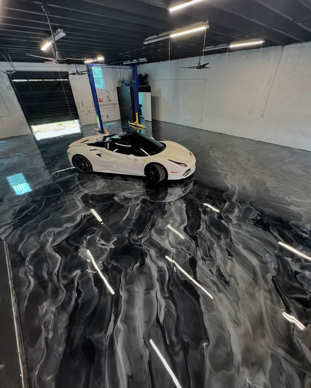 Epoxy garage flooring by JP Resin
